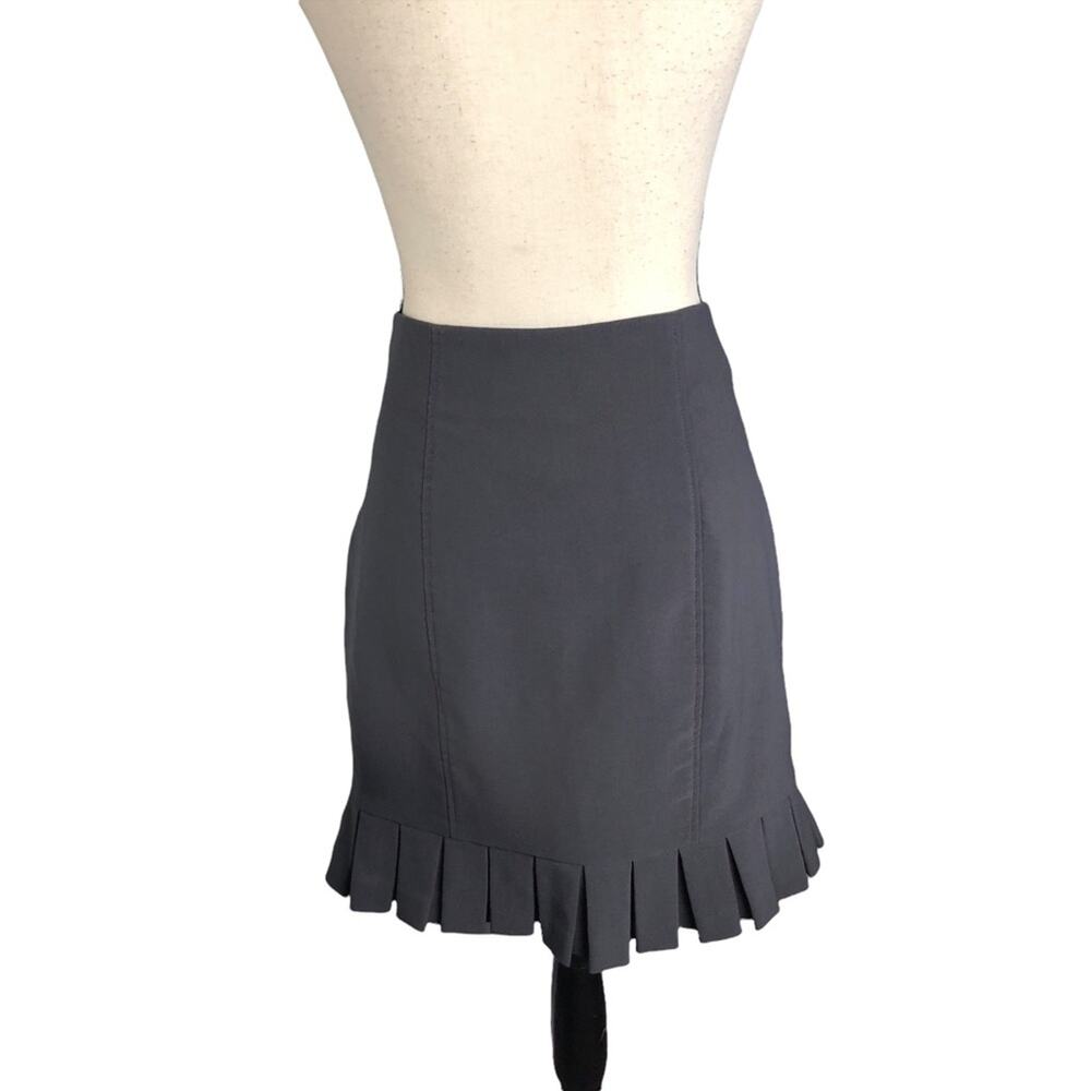 Grass Jeans Gray Pleated dress Skirt 5